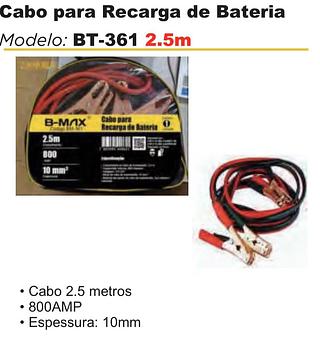 Cabo para recargar de bateria 2.5M BT-361