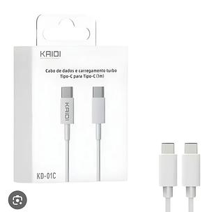 Cabo De Dados Kaidi USB-C 1m KD01C