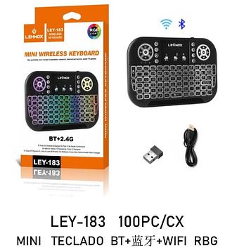 Mini teclado Bluetooth wife com rgb LEY183