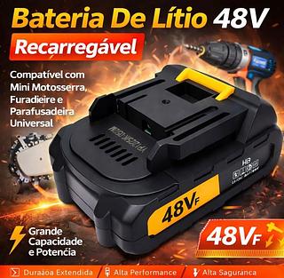 Super Bateria Li-inon 48v 1200 Mah Motosserra Parafuradeira