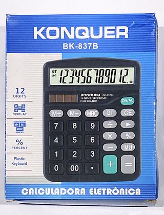 Calculadora eletrônica 12 dígitos BK-837B