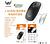 Mouse sem fio Bluetooth com RGB AG690H com 200pcs