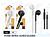 Fone com fio sem borrachinha LE0205 Caixa fechado com 200pcs
