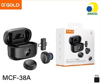 Microfone sem fio - Altamente sensível Redução de IA • Sinal preciso MCF38A