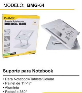 Suporte para notebook e tablete Alumínio BMG64