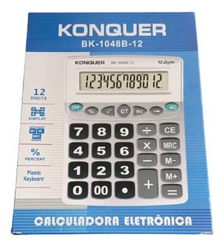 Calculadora eletrônica com 12 dígitos BK-1048B-12