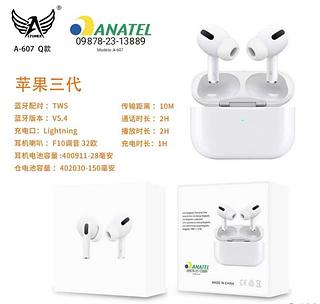 Fone sem fio Bluetooth com borrachinha A607Q