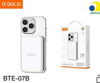 Powerbank magnético 10000 mAh - 10000mAh -Magnético - 7,5W BTE07B