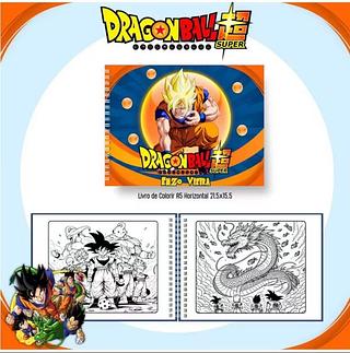 Livro para colorir DRAGON BALL. 64páginas