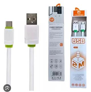 Cabo Usb 2 Metros Da Marca H'maston, tipo c Modelo H136-3, Tipo-c