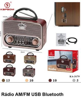 Rádio FM AM Bluetooth com KA3179