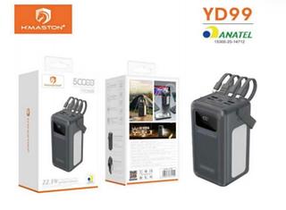 Carregador portátil 50mil MAH light/tipo c /V8 USB YD99