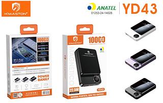 Carregador Portátil Indução iPhone Apple iOS/Android 10000mAh YD43