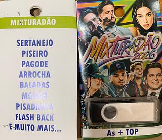 pendrive gravado original 500-600 músicas 36