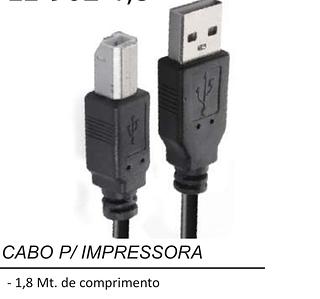 CABO P/ IMPRESSORA 1.8 M LE902