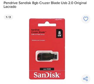 pendriver 8giga original