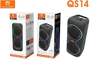 Caixa de som Bluetooth Com RGB 50W 560 x 240 x 235MM grande QS14