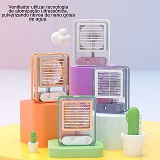 Ventilador transparente com umidificador FAN