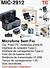 Microfone lapela sem fio com 2microfone MIC2912