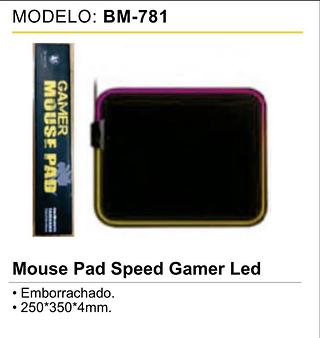 Mouse pad gamer 250/350 4MM led BM-781