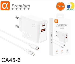 Kit carregador TIPO-C para Lightining 25W cabo 1M CA456