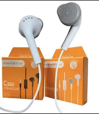 Fone com fio com microfone Hmaston C550