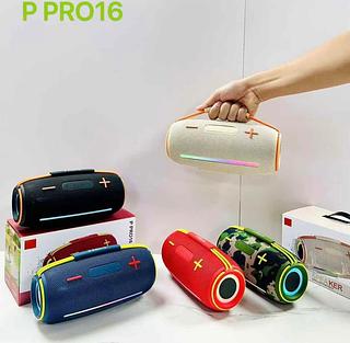 Caixa de som Bluetooth USB cartão memória com RGB JBL p pro016