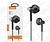 Fone com fio sem borrachinha com microfone LE0215 Com 200pcs