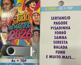 pendrive gravado original 500-600 músicas 85