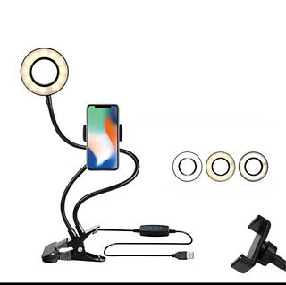 luminaria de mesa com suporte para celular