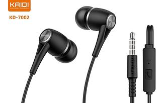 Fone com fio com borrachinha KD7002