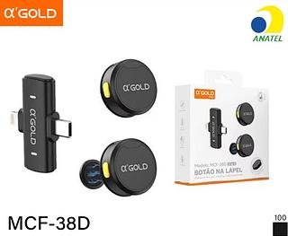 Microfone sem fio Altamente sensível - Redução de IA - Sinal mCF38D