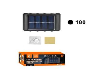 Luminaria Solar 8 LED Recarregavel NY3221