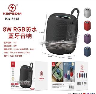 Caixa de som Bluetooth RGB KA8618