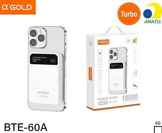 Powerbank10000 mAh - 10000mAh Carrega celular, fone e smartwatch - PD 22.5W BTE60A