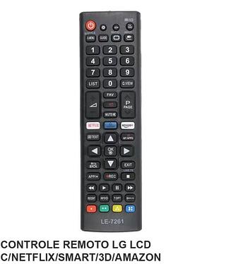 CONTROLE REMOTO PHILCO LCD C/NETFLIX/SMARTIAPP/Y!/3D LE7261
