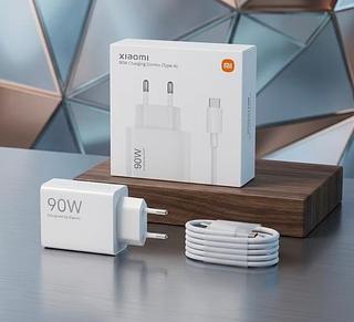 Carregador Turbo 90w Para Xiaomi Redmi cabo tipo c/tipo c