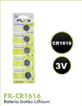 Bateria botão lithium FX-CR1616