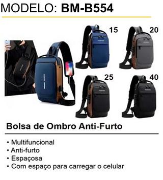 Bolsa de ombro anti-furto BM-B554