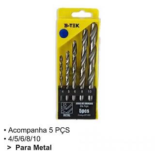 Jogo de Brocas Modelo: BT-590