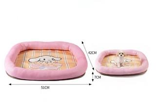 CAMA OVAL - de têxtil com desenho tamanho 42✖️7✖️51CM PET1009