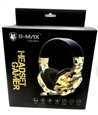 Fone gamer USB+PS2+RCA BM-218