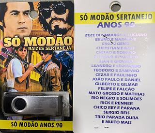 pendrive gravado original 500-600 músicas P107