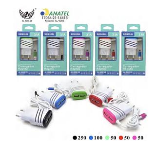 Carregador 3.1A v8 2usB