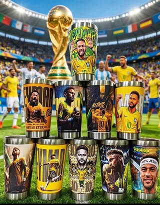 Copo térmico 473ml Copa Do Mundo NeymarJr