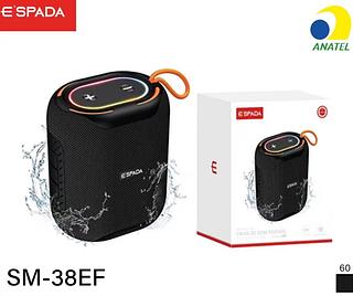 Mini caixa de som Bluetooth -Medida:132*120*85MM - Bluetooth - 10W SM38EF