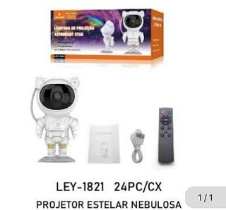 Projetor estrelar nebulosa sem Bluetooth LEY-1821 Com 24pcs