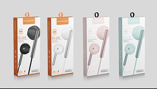 Fone com fio com microfone EJ29 Hmaston