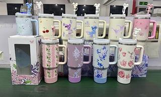 Garrafa térmica com canudo 1200ML 23