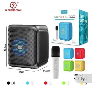 Caixa de som Bluetooth com microfone GTS1800 Com 30pcs